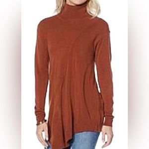 NWT Rust Turtleneck Tunic Sweater
